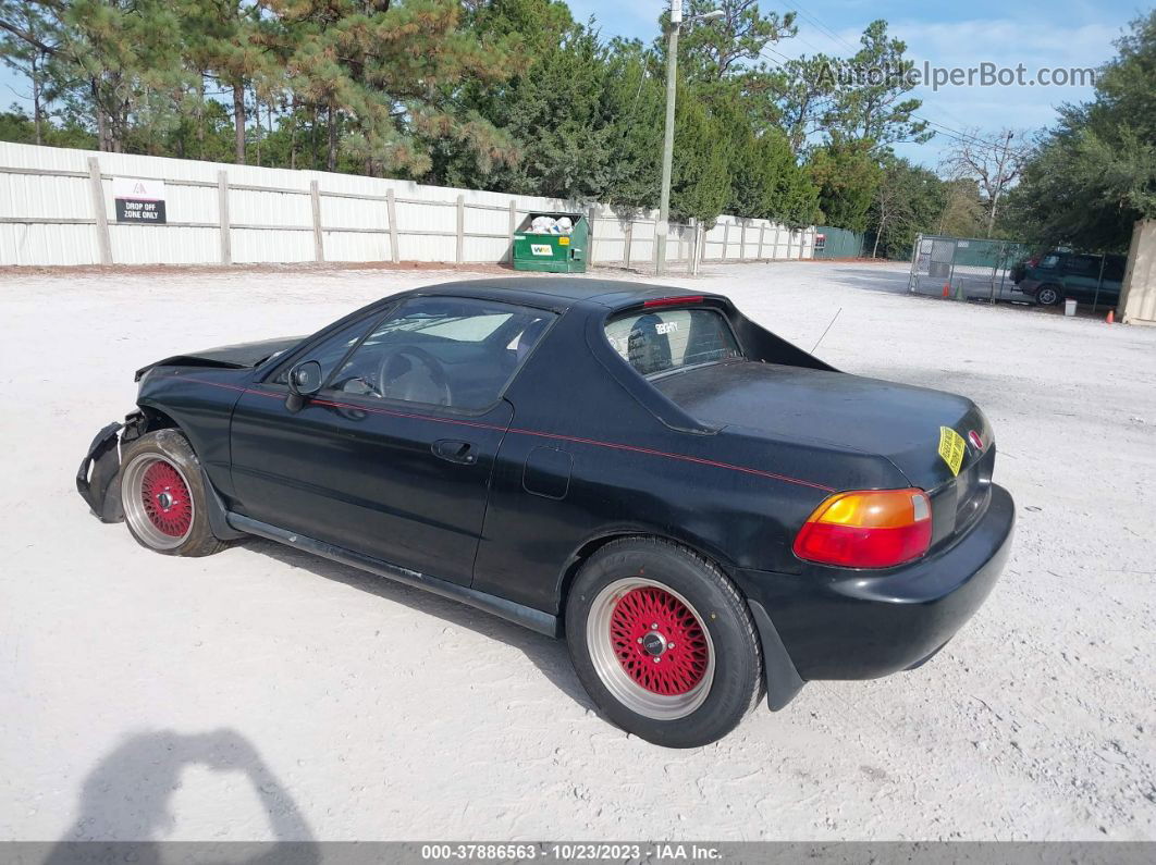 1994 Honda Civic Del Sol Si Black vin: JHMEH6163RS000630