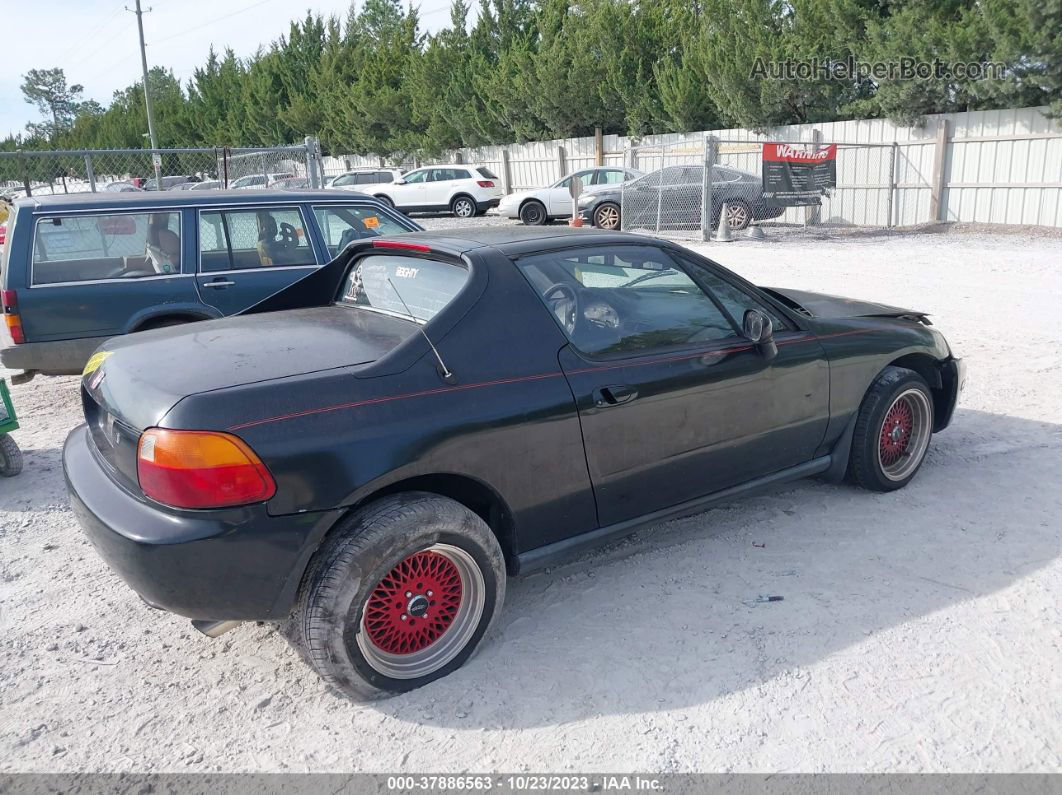 1994 Honda Civic Del Sol Si Black vin: JHMEH6163RS000630