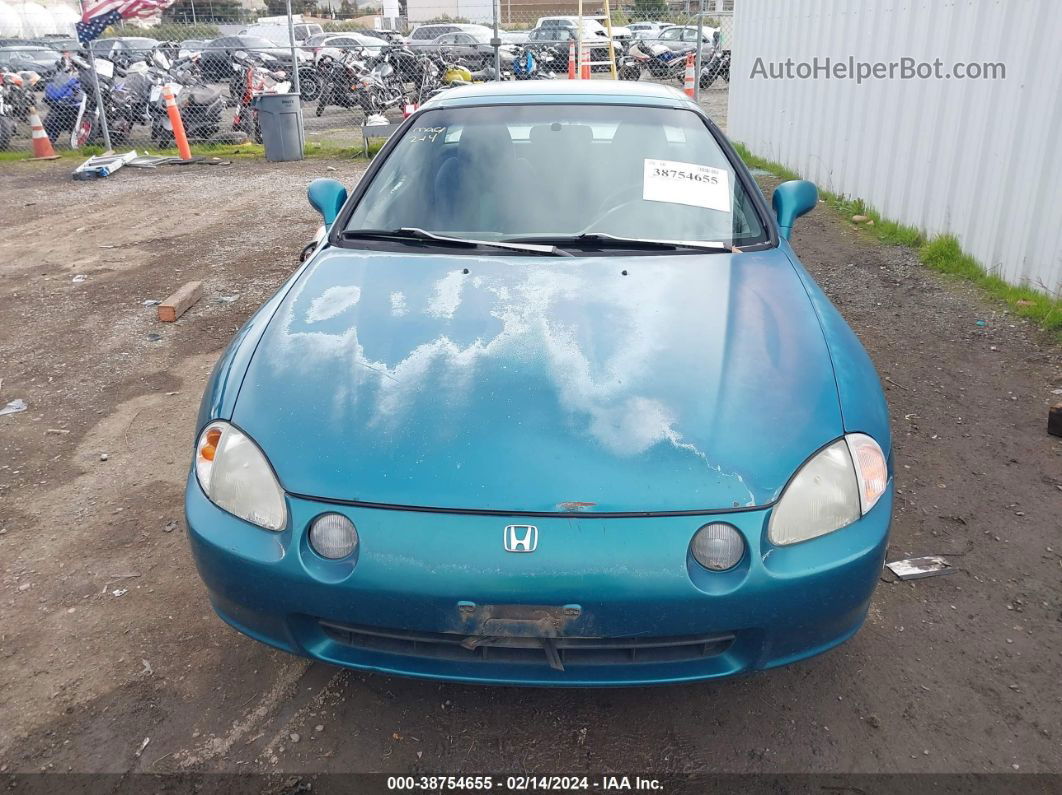 1995 Honda Civic Del Sol Si Бирюзовый vin: JHMEH6163SS003971