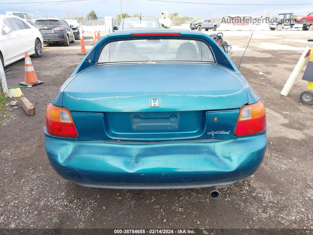 1995 Honda Civic Del Sol Si Teal vin: JHMEH6163SS003971