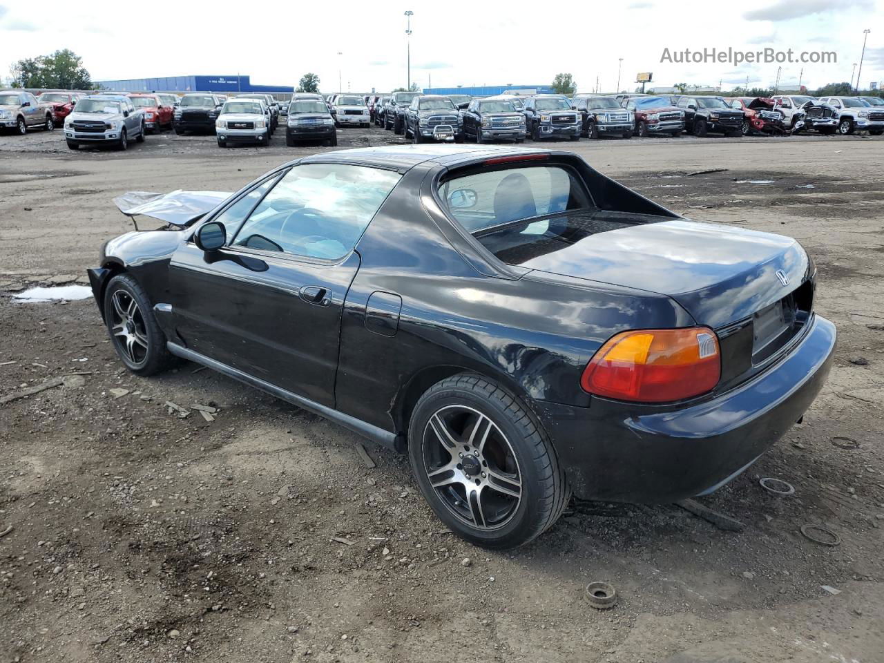 1996 Honda Civic Del Sol Si Black vin: JHMEH6163TS800044