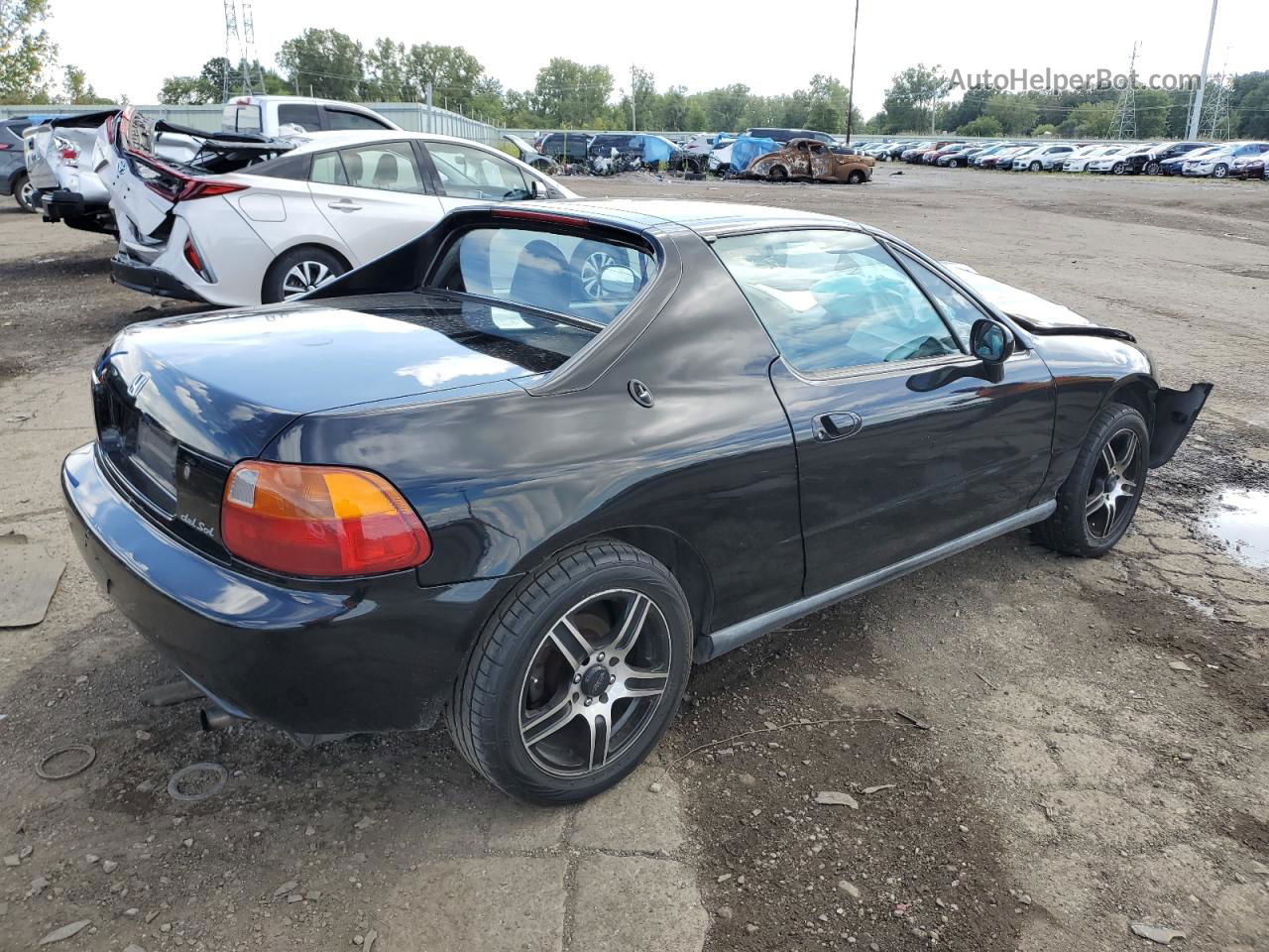 1996 Honda Civic Del Sol Si Black vin: JHMEH6163TS800044