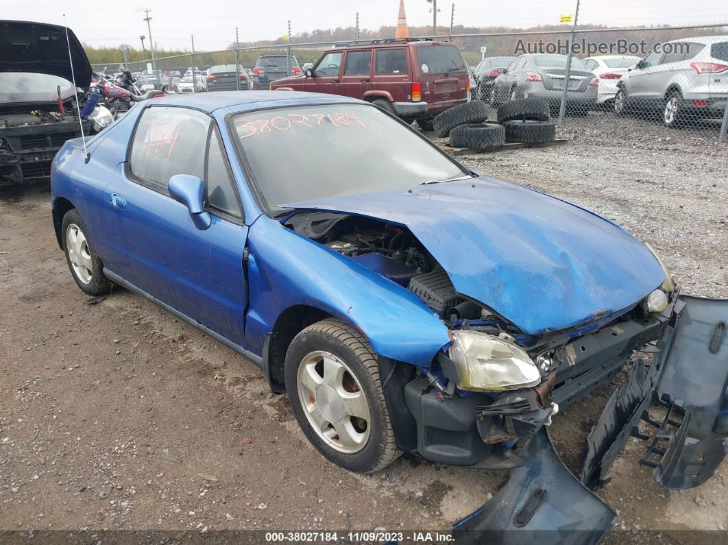 1993 Honda Civic Del Sol Si Blue vin: JHMEH6164PS002061