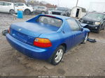 1993 Honda Civic Del Sol Si Blue vin: JHMEH6164PS002061