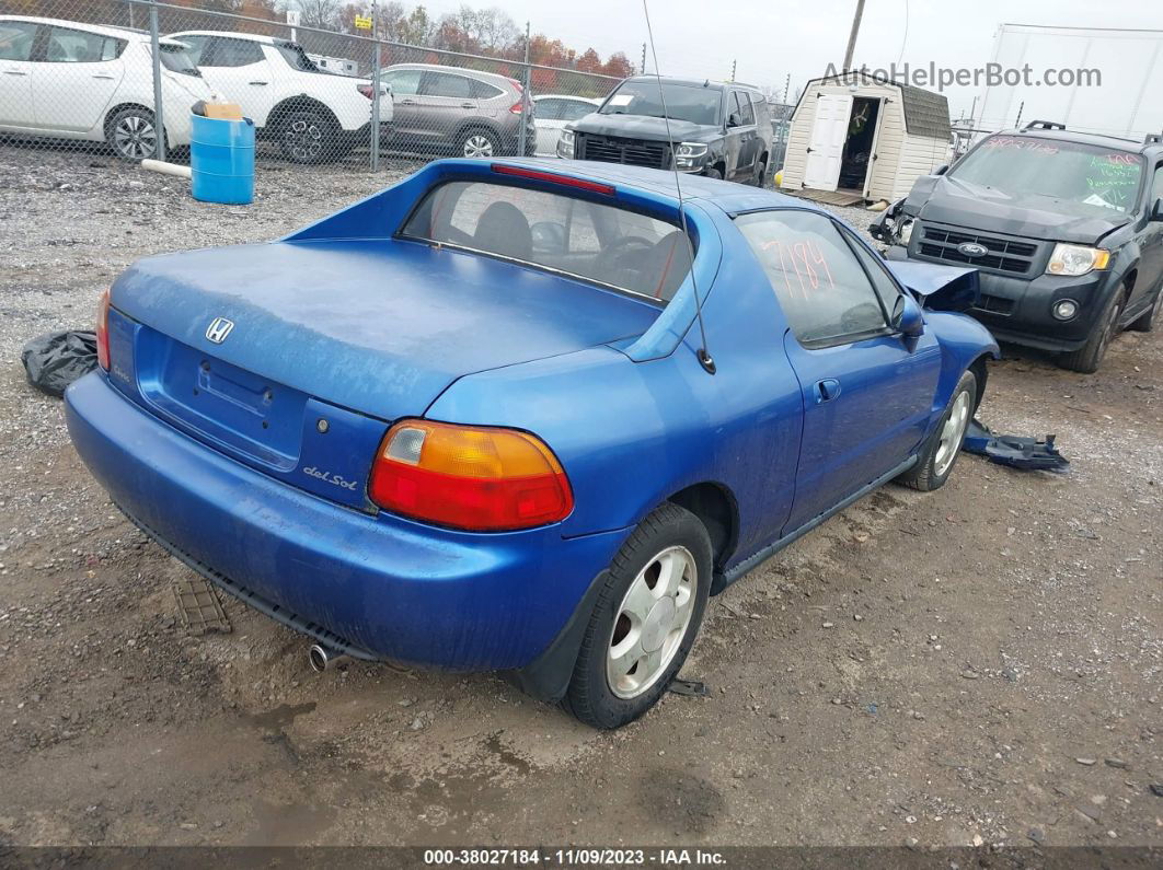 1993 Honda Civic Del Sol Si Синий vin: JHMEH6164PS002061