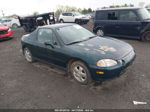 1993 Honda Civic Del Sol Si Зеленый vin: JHMEH6164PS016574