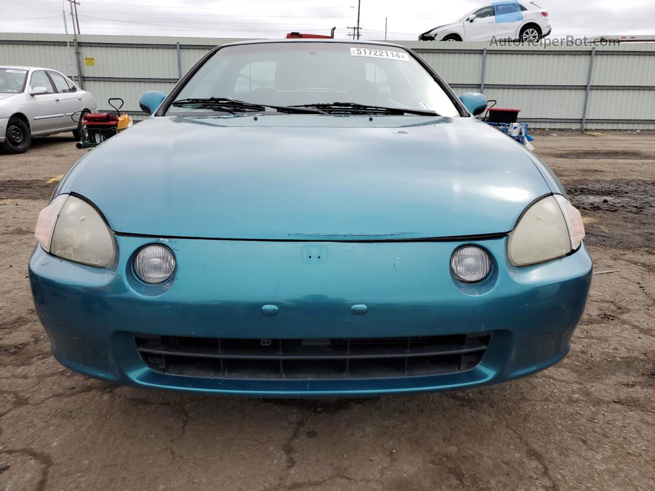 1995 Honda Civic Del Sol Si Бирюзовый vin: JHMEH6164SS003672