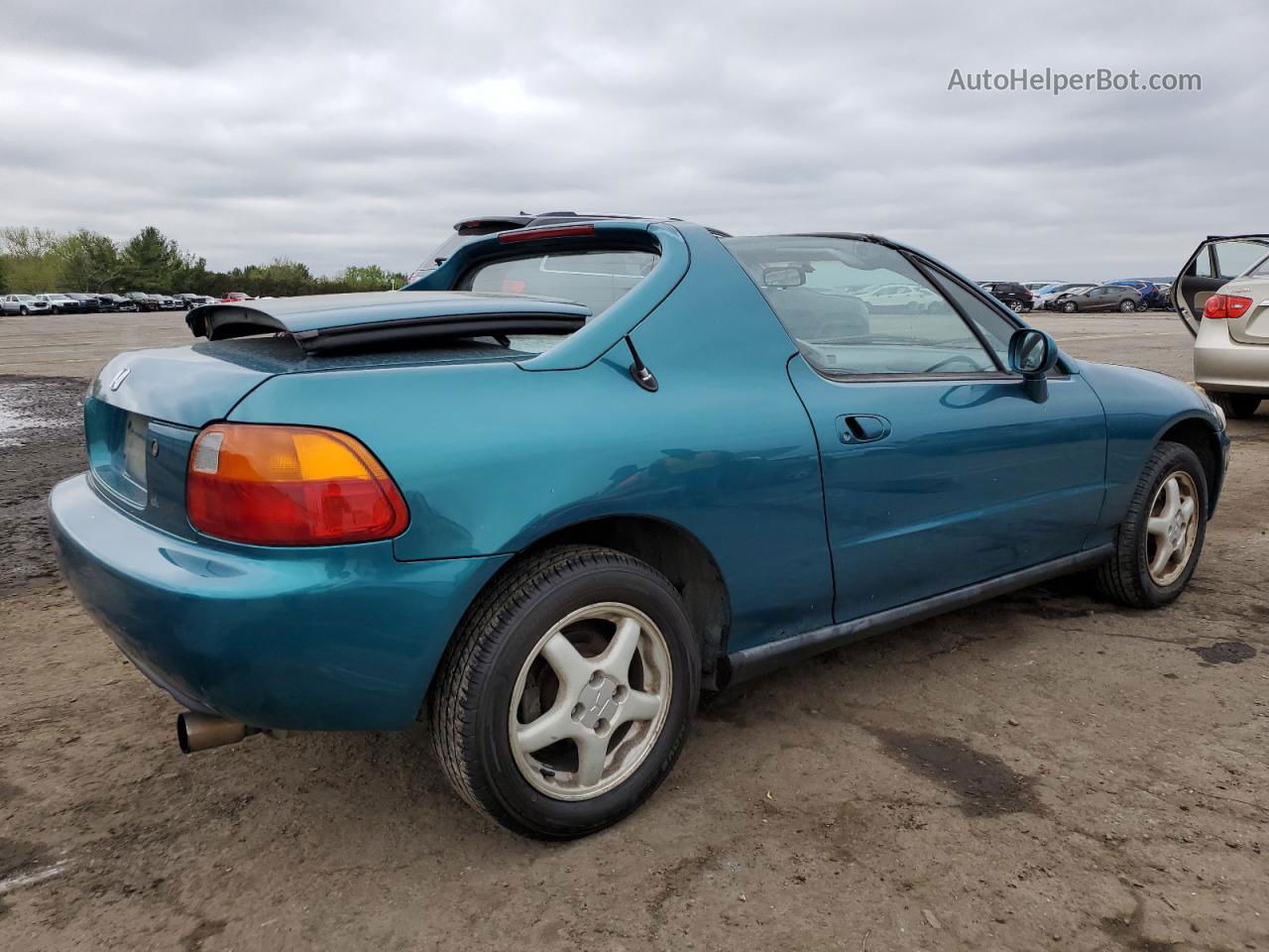 1995 Honda Civic Del Sol Si Бирюзовый vin: JHMEH6164SS003672