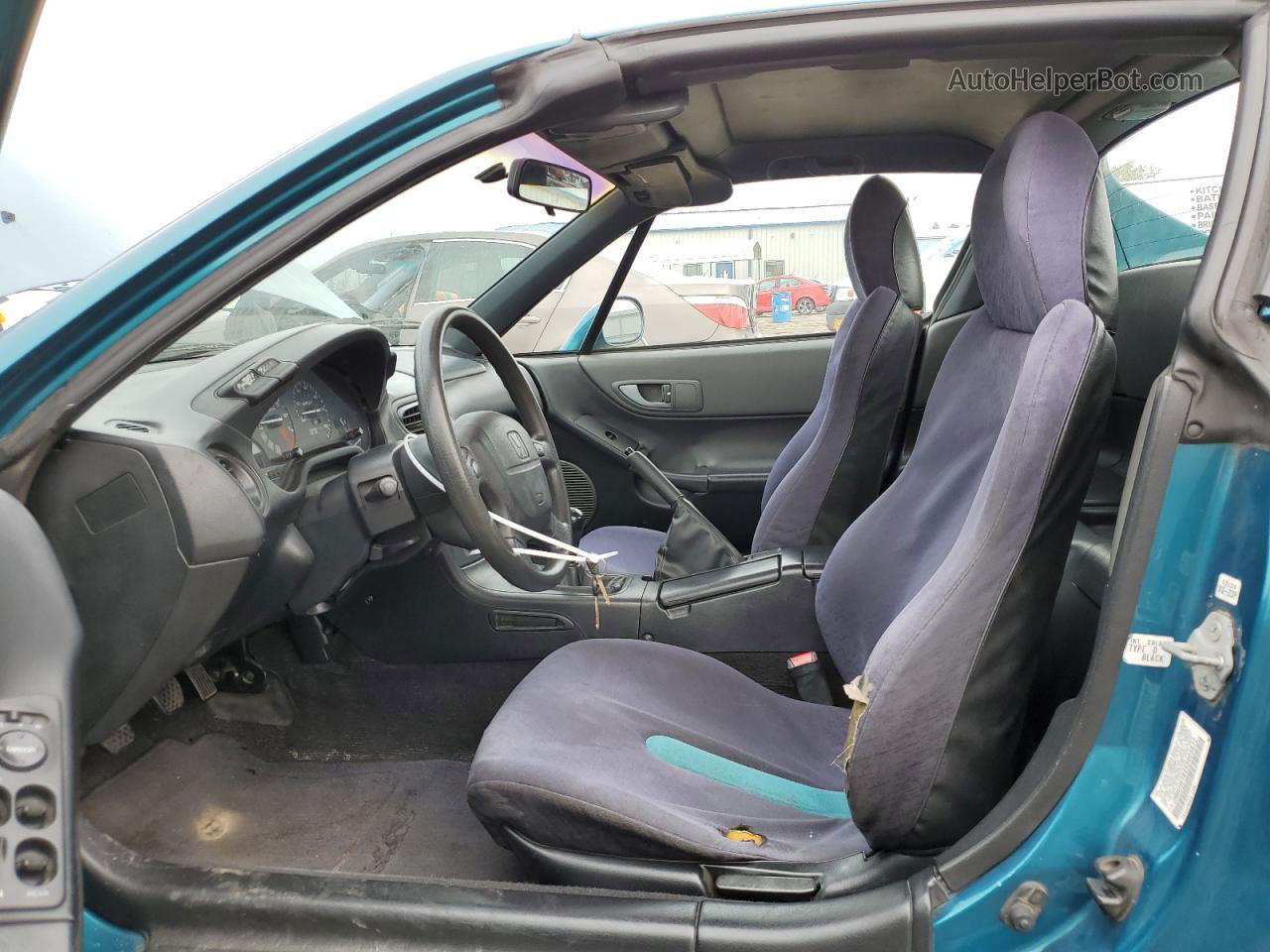 1995 Honda Civic Del Sol Si Бирюзовый vin: JHMEH6164SS003672