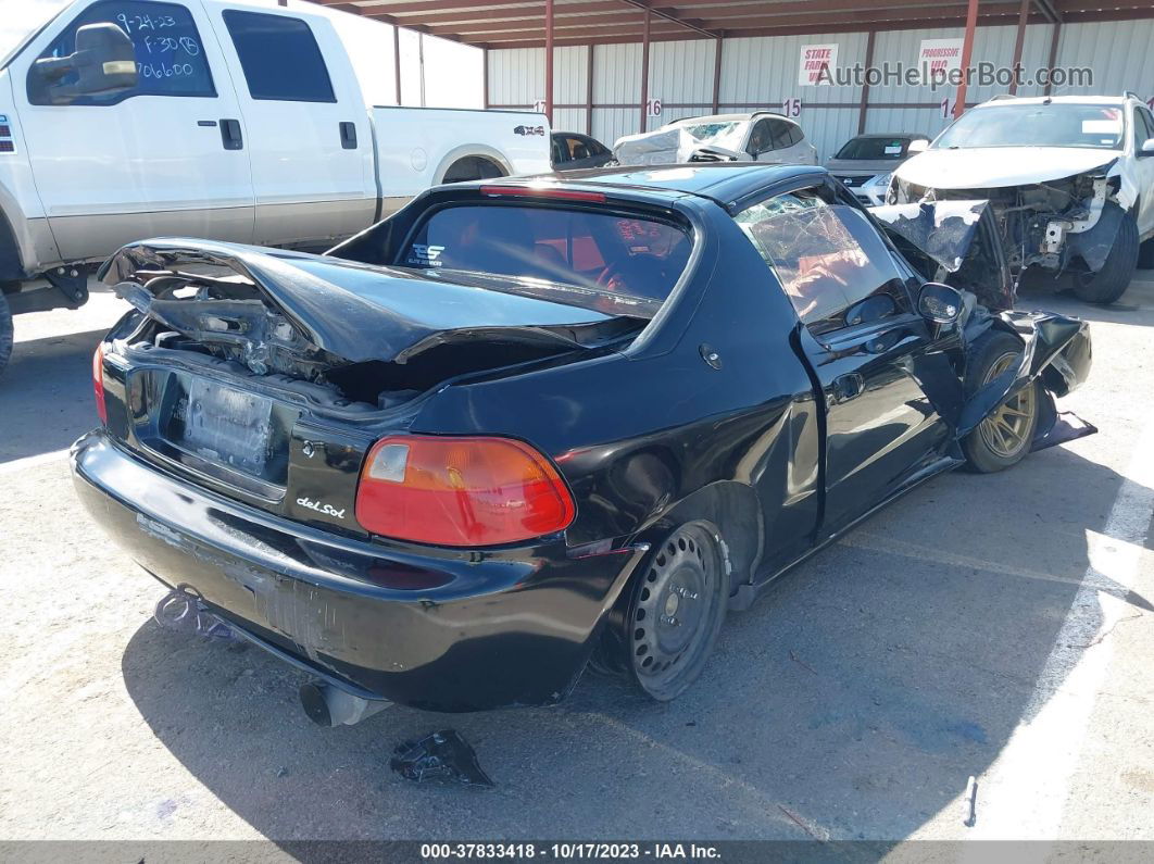 1994 Honda Civic Del Sol Si Black vin: JHMEH6165RS004145