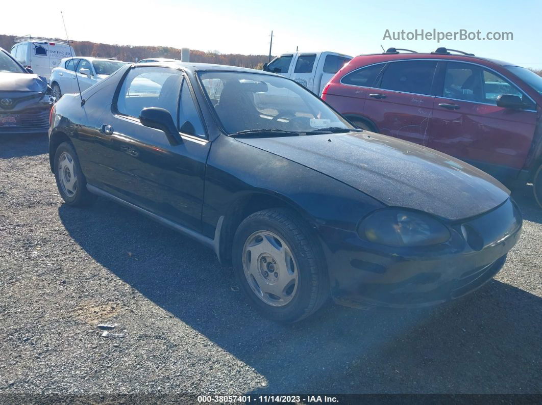 1993 Honda Civic Del Sol Si Черный vin: JHMEH6166PS003003