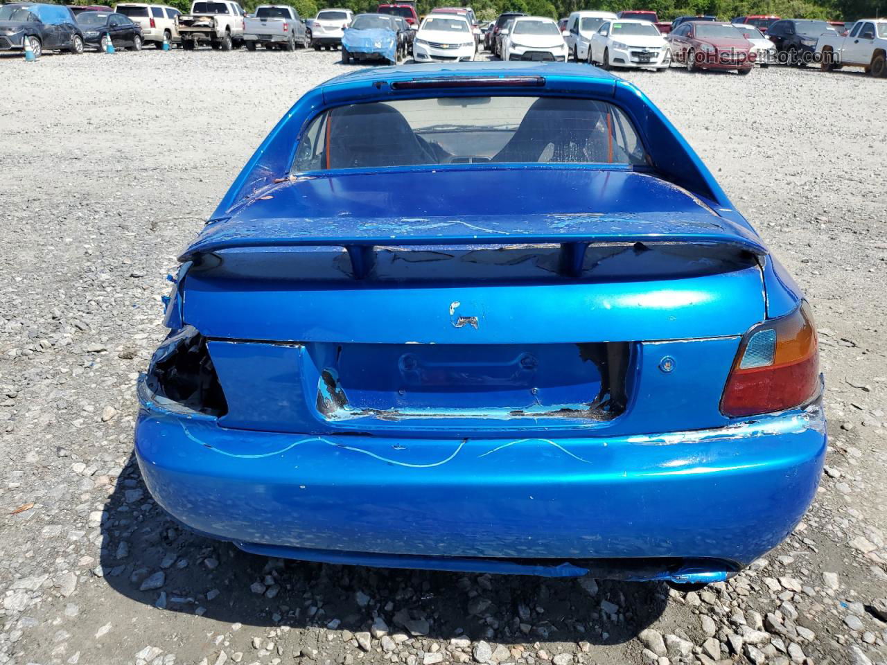 1993 Honda Civic Del Sol Si Blue vin: JHMEH6167PS011305