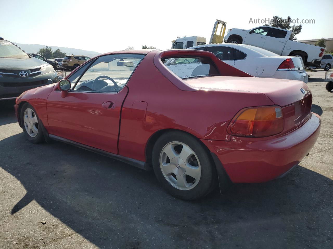 1994 Honda Civic Del Sol Si Red vin: JHMEH6169RS003693