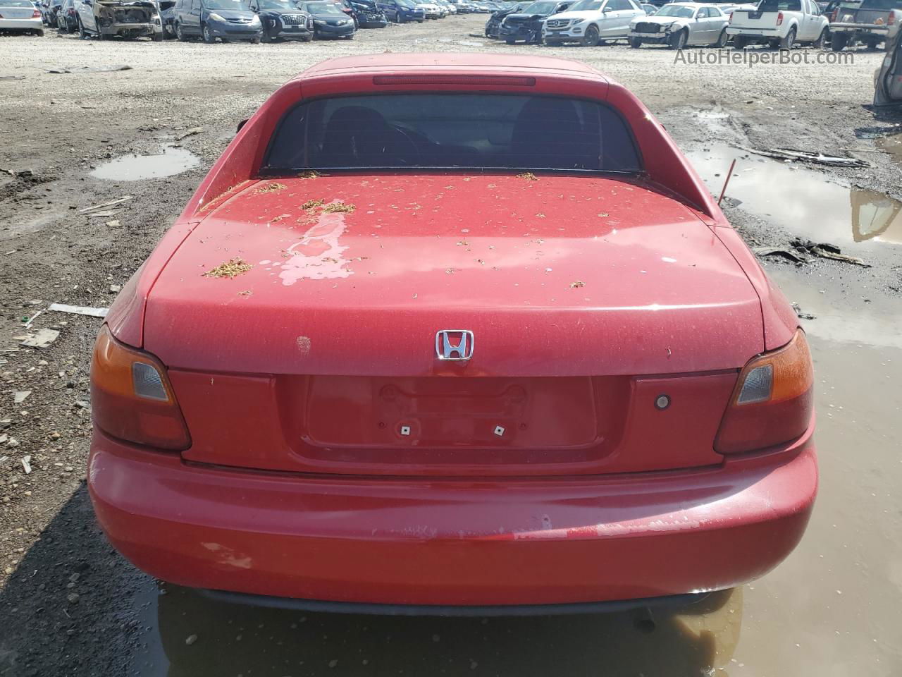 1994 Honda Civic Del Sol Si Red vin: JHMEH6169RS005475