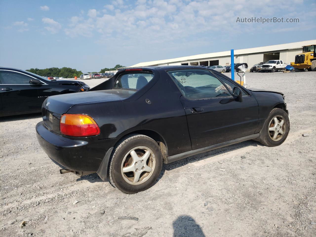 1995 Honda Civic Del Sol Si Черный vin: JHMEH6169SS007300