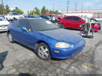 1993 Honda Civic Del Sol Si Blue vin: JHMEH6262PS004129