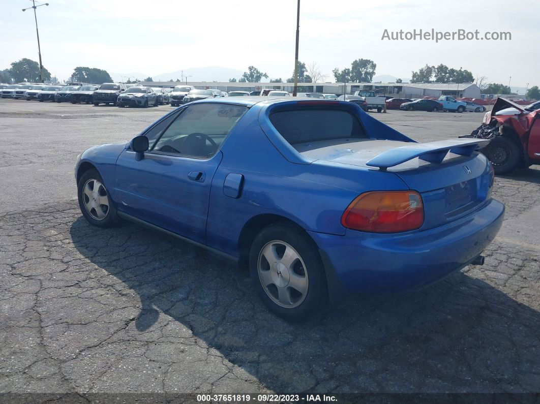 1993 Honda Civic Del Sol Si Синий vin: JHMEH6262PS004129