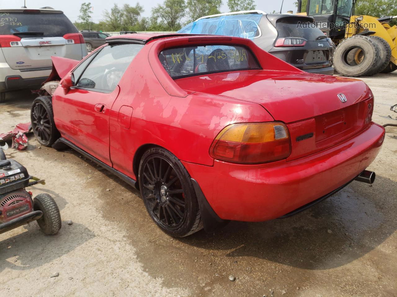 1993 Honda Civic Del Sol Si Красный vin: JHMEH6262PS009069