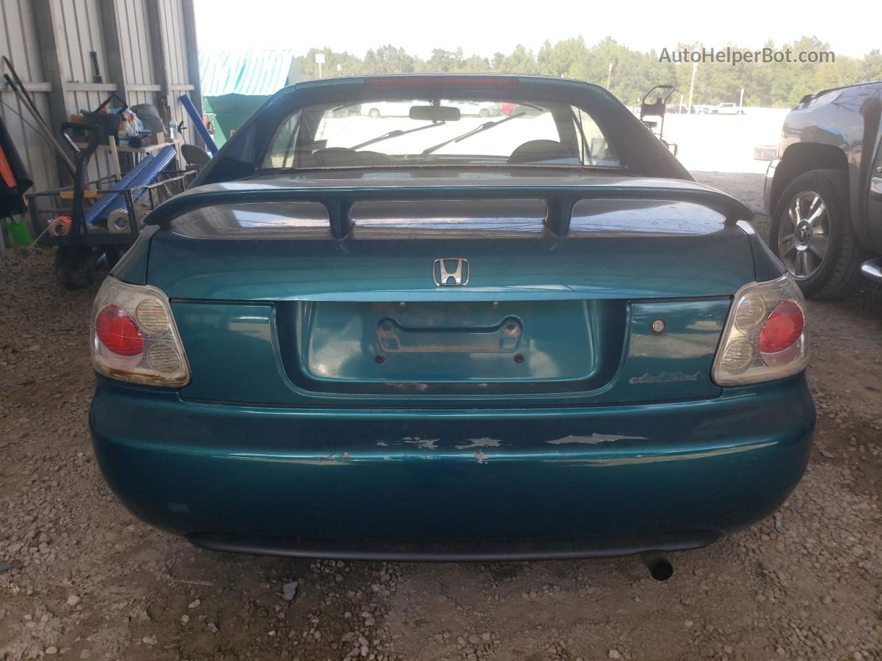 1995 Honda Civic Del Sol Si Teal vin: JHMEH6262SS001238