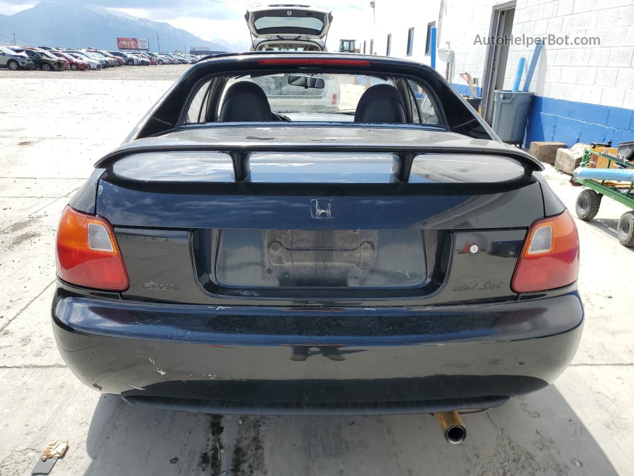 1993 Honda Civic Del Sol Si Black vin: JHMEH6264PS020591