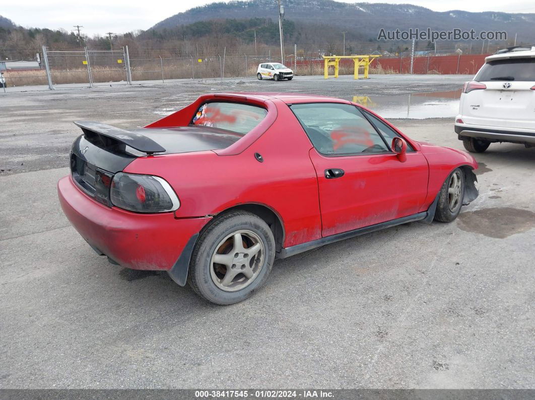 1995 Honda Civic Del Sol Si Красный vin: JHMEH6264SS002827