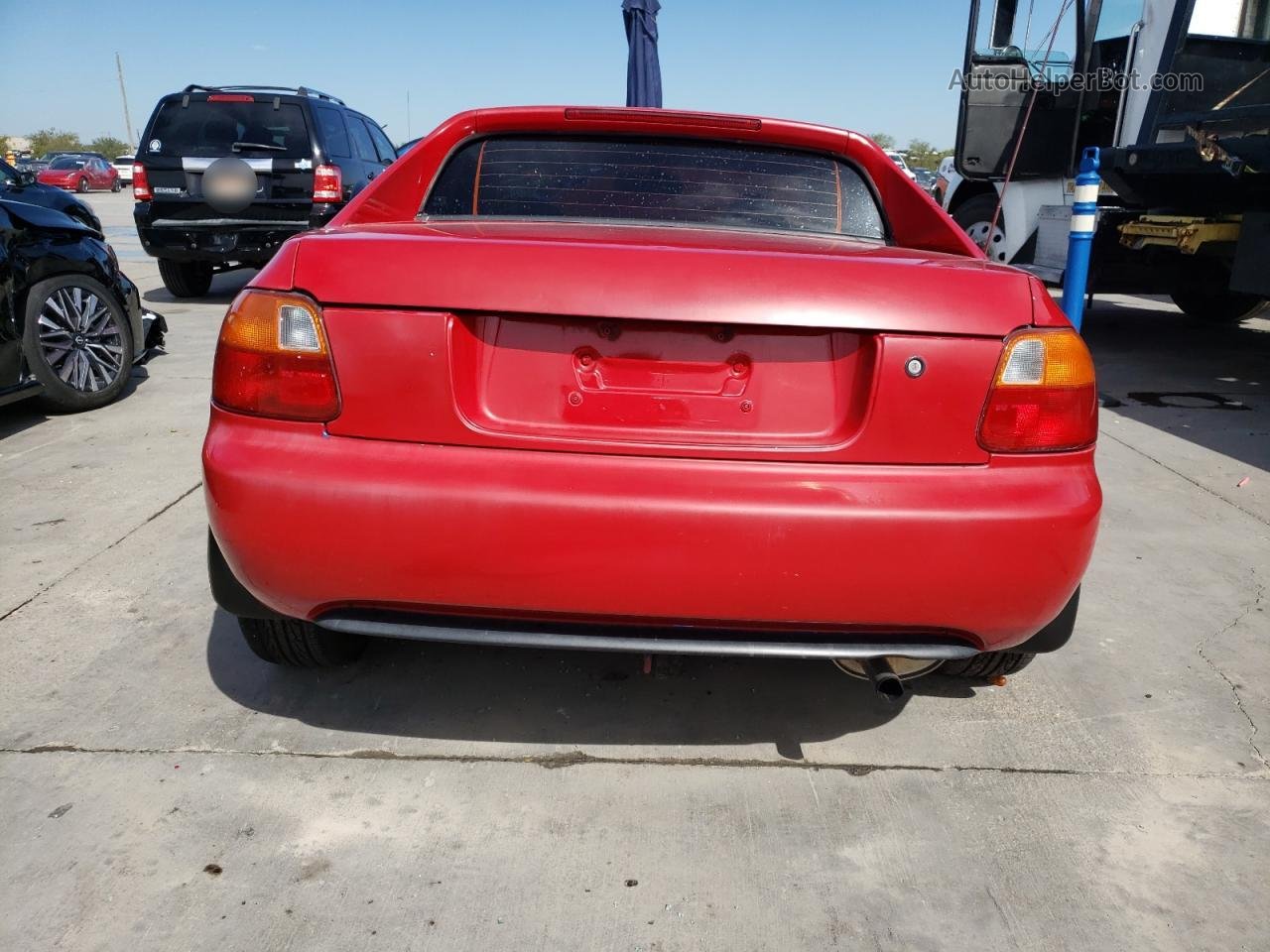 1993 Honda Civic Del Sol Si Red vin: JHMEH6265PS009423