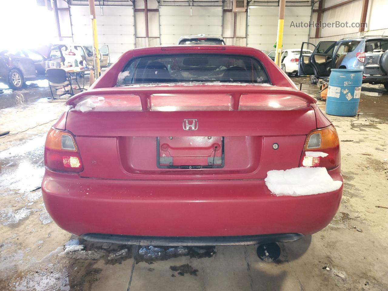 1993 Honda Civic Del Sol Si Red vin: JHMEH6267PS006927