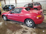 1993 Honda Civic Del Sol Si Red vin: JHMEH6267PS006927