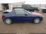 1993 Honda Civic Del Sol Si Dark Blue vin: JHMEH6268PS006855