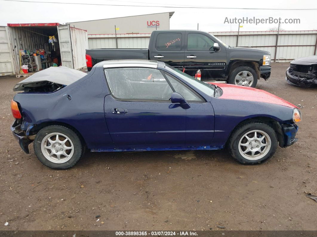 1993 Honda Civic Del Sol Si Dark Blue vin: JHMEH6268PS006855