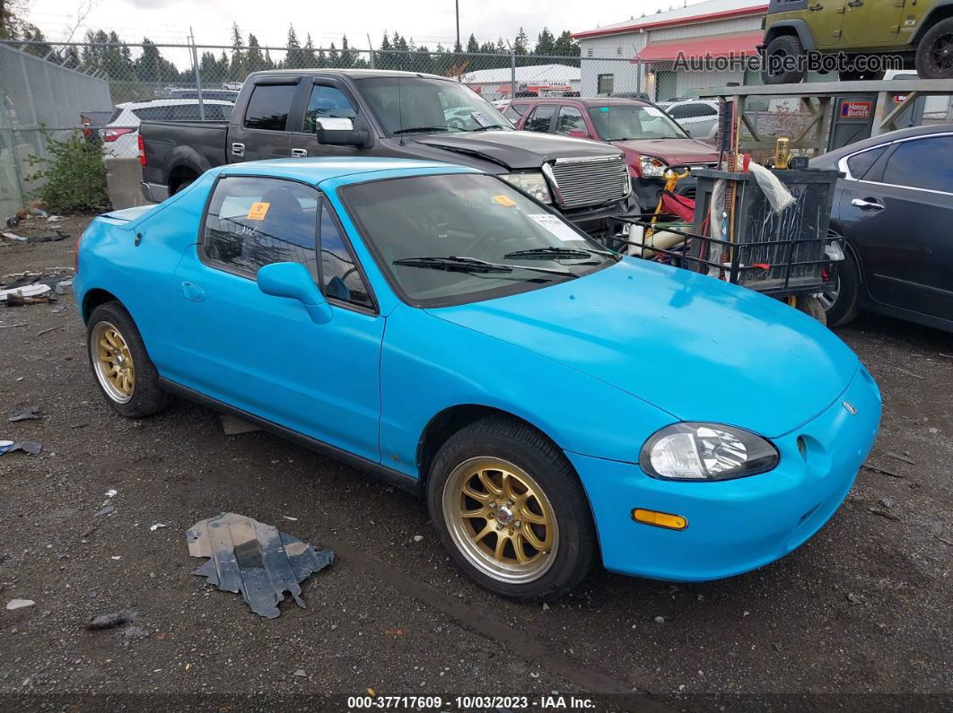 1993 Honda Civic Del Sol Si Синий vin: JHMEH6268PS008783