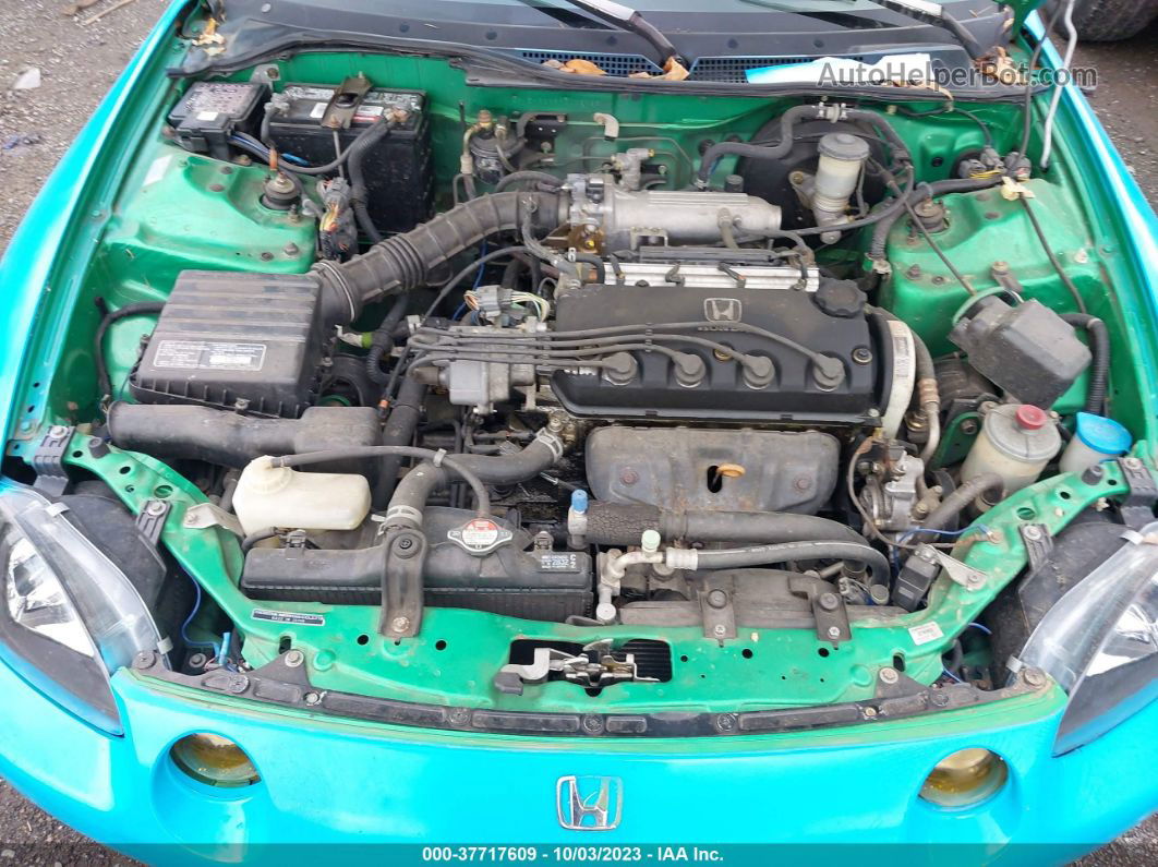 1993 Honda Civic Del Sol Si Blue vin: JHMEH6268PS008783