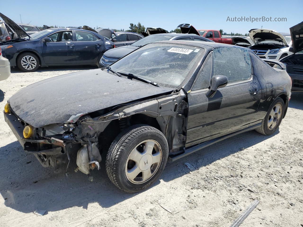 1993 Honda Civic Del Sol Si Black vin: JHMEH6269PS003382