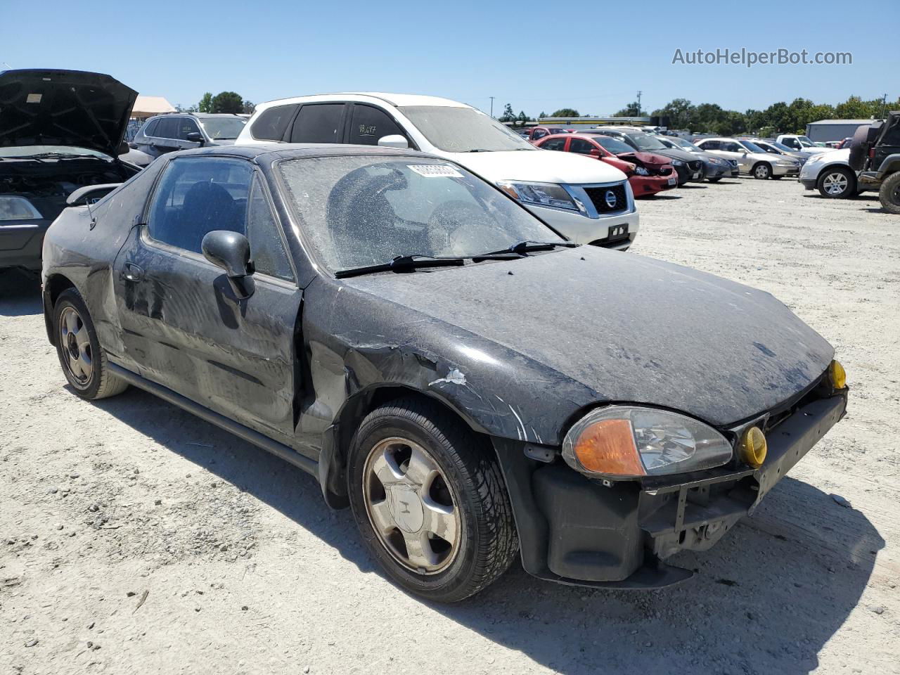 1993 Honda Civic Del Sol Si Черный vin: JHMEH6269PS003382