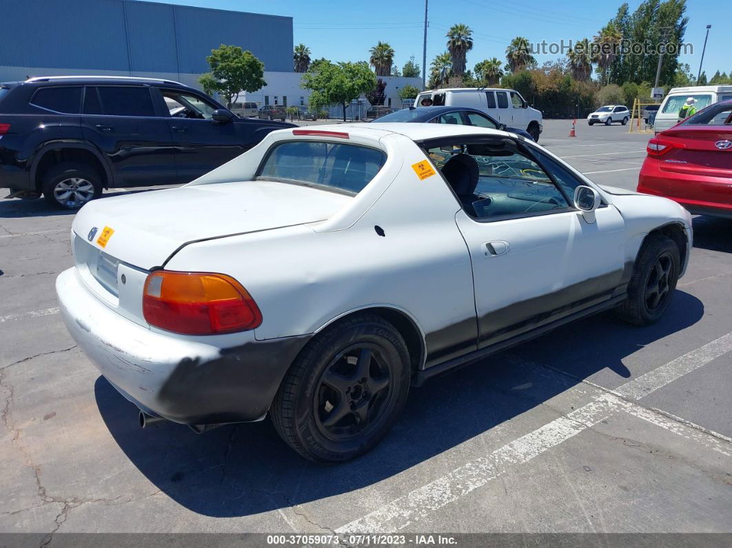 1996 Honda Civic Del Sol Si White vin: JHMEH626XTS002526