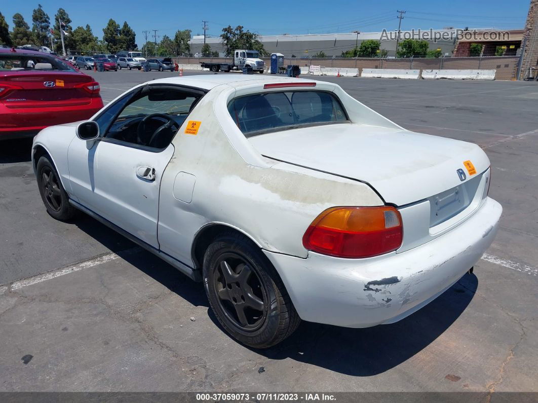 1996 Honda Civic Del Sol Si White vin: JHMEH626XTS002526