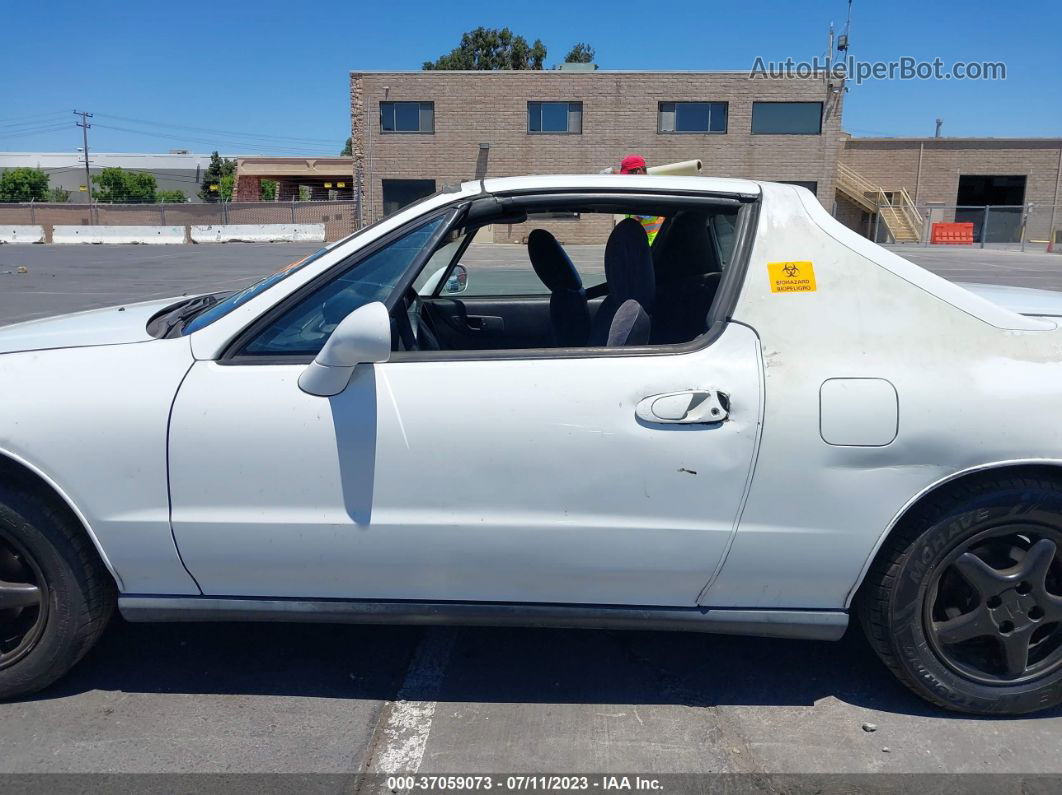 1996 Honda Civic Del Sol Si White vin: JHMEH626XTS002526