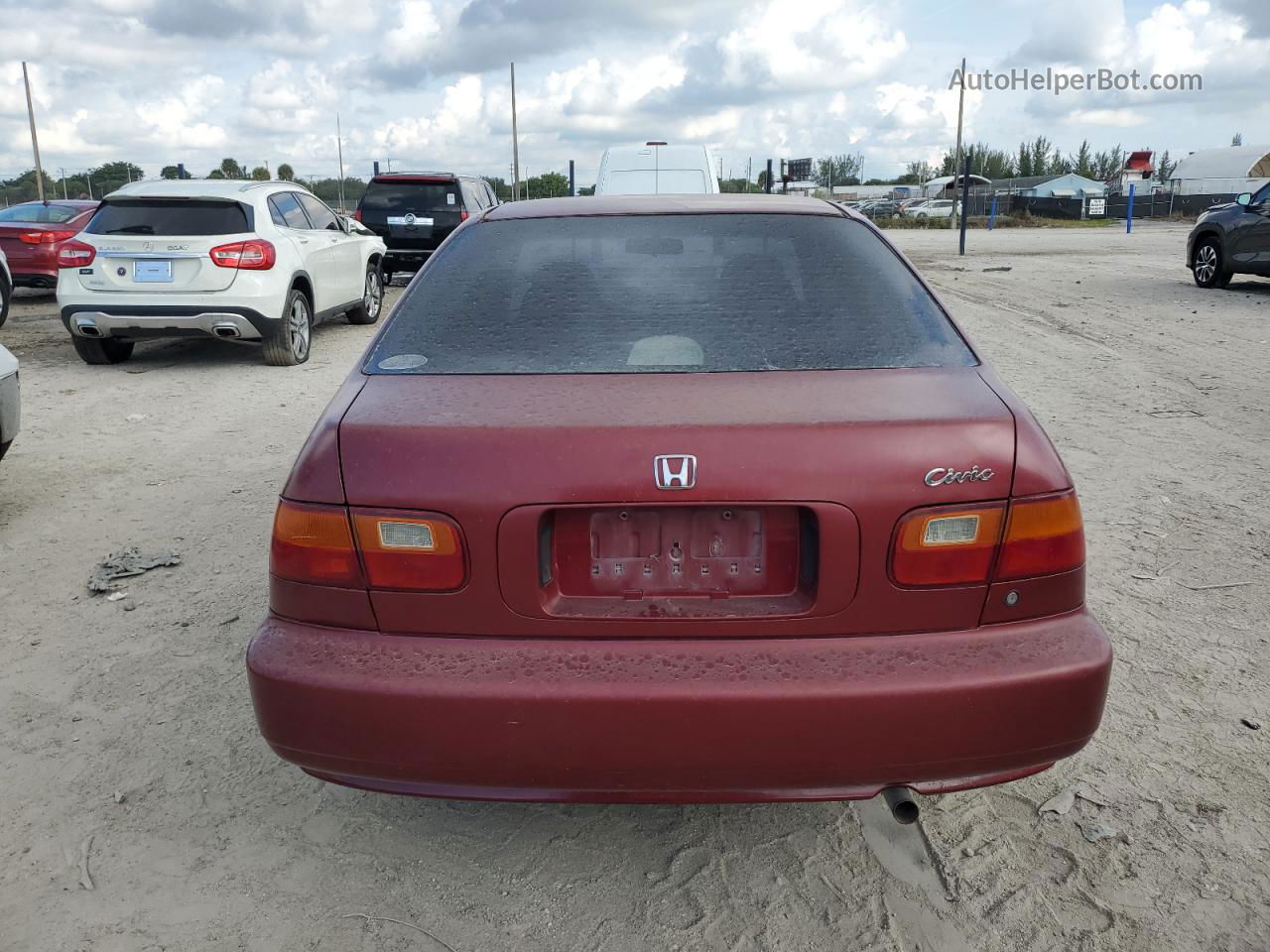 1994 Honda Civic Ex Red vin: JHMEH9591RS011308