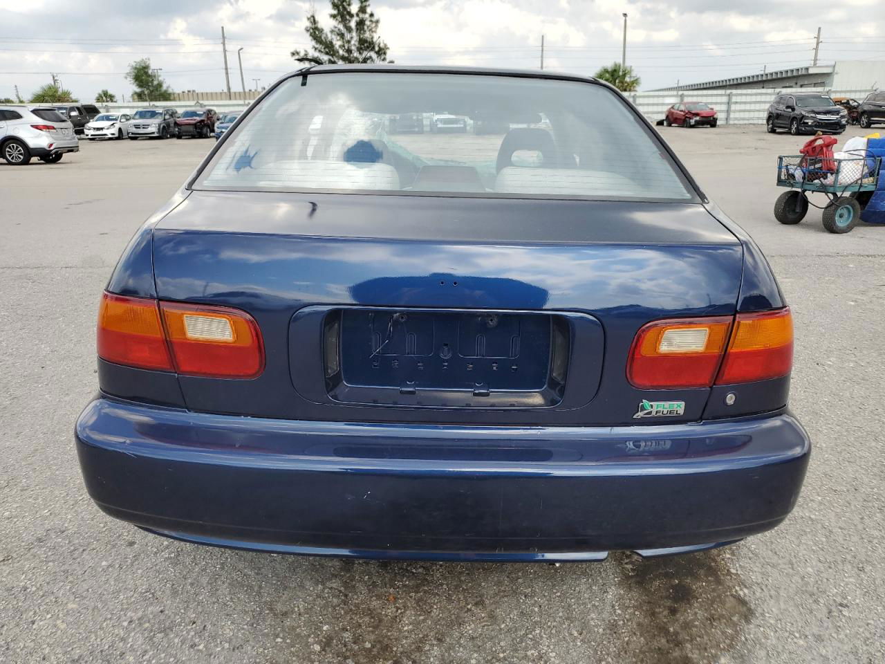 1993 Honda Civic Ex Синий vin: JHMEH9594PS004902