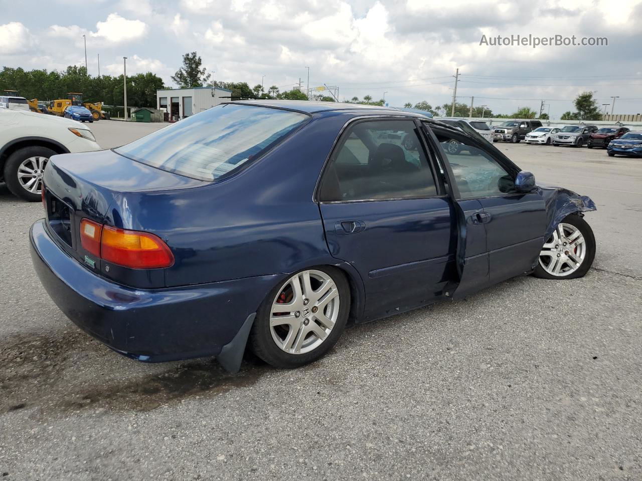 1993 Honda Civic Ex Blue vin: JHMEH9594PS004902