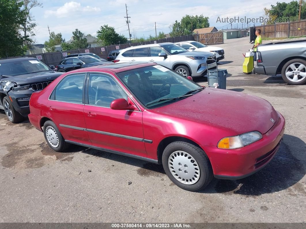 1995 Honda Civic Ex Красный vin: JHMEH9594SS010322