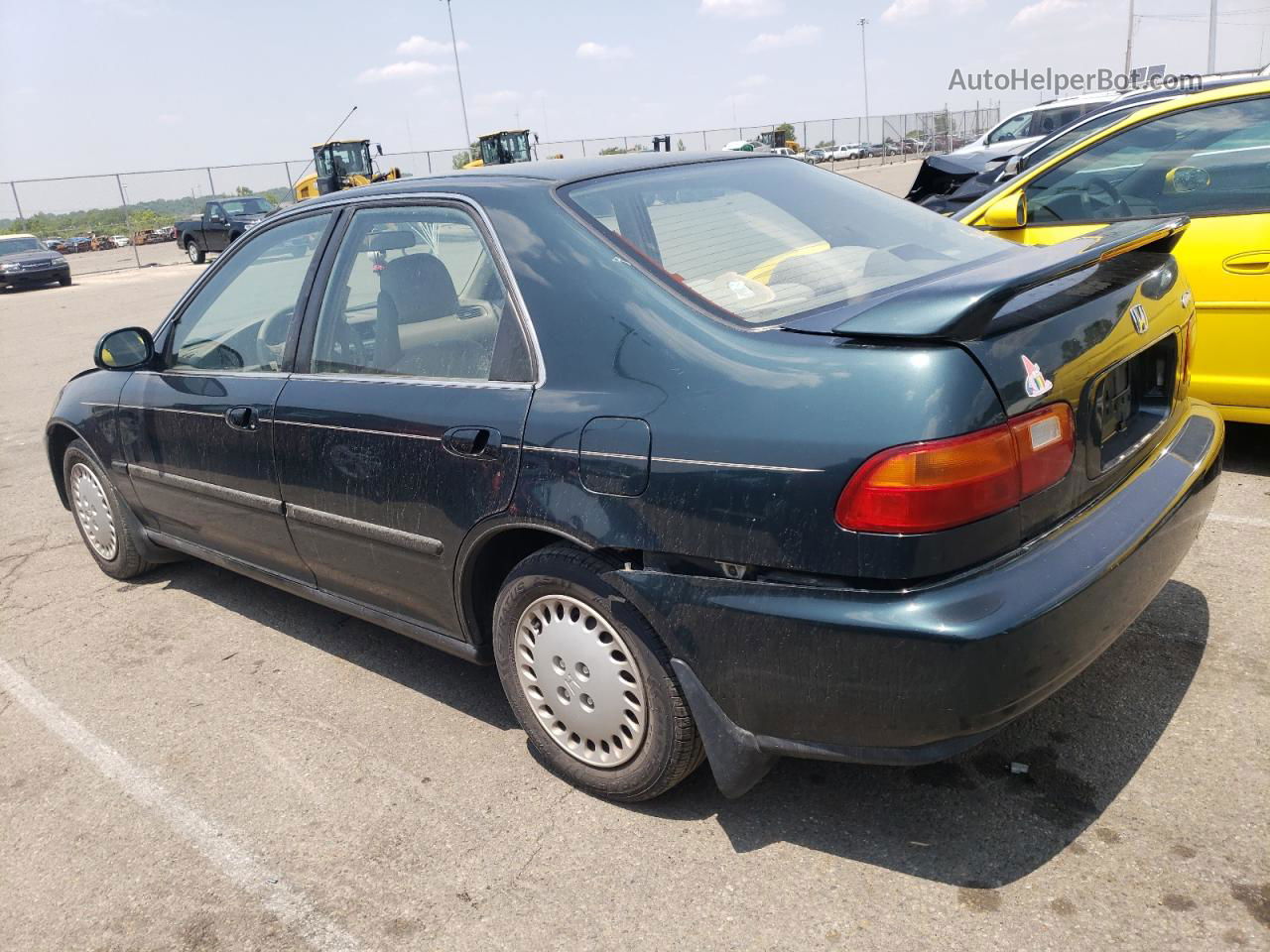 1994 Honda Civic Ex Зеленый vin: JHMEH9691RS010268