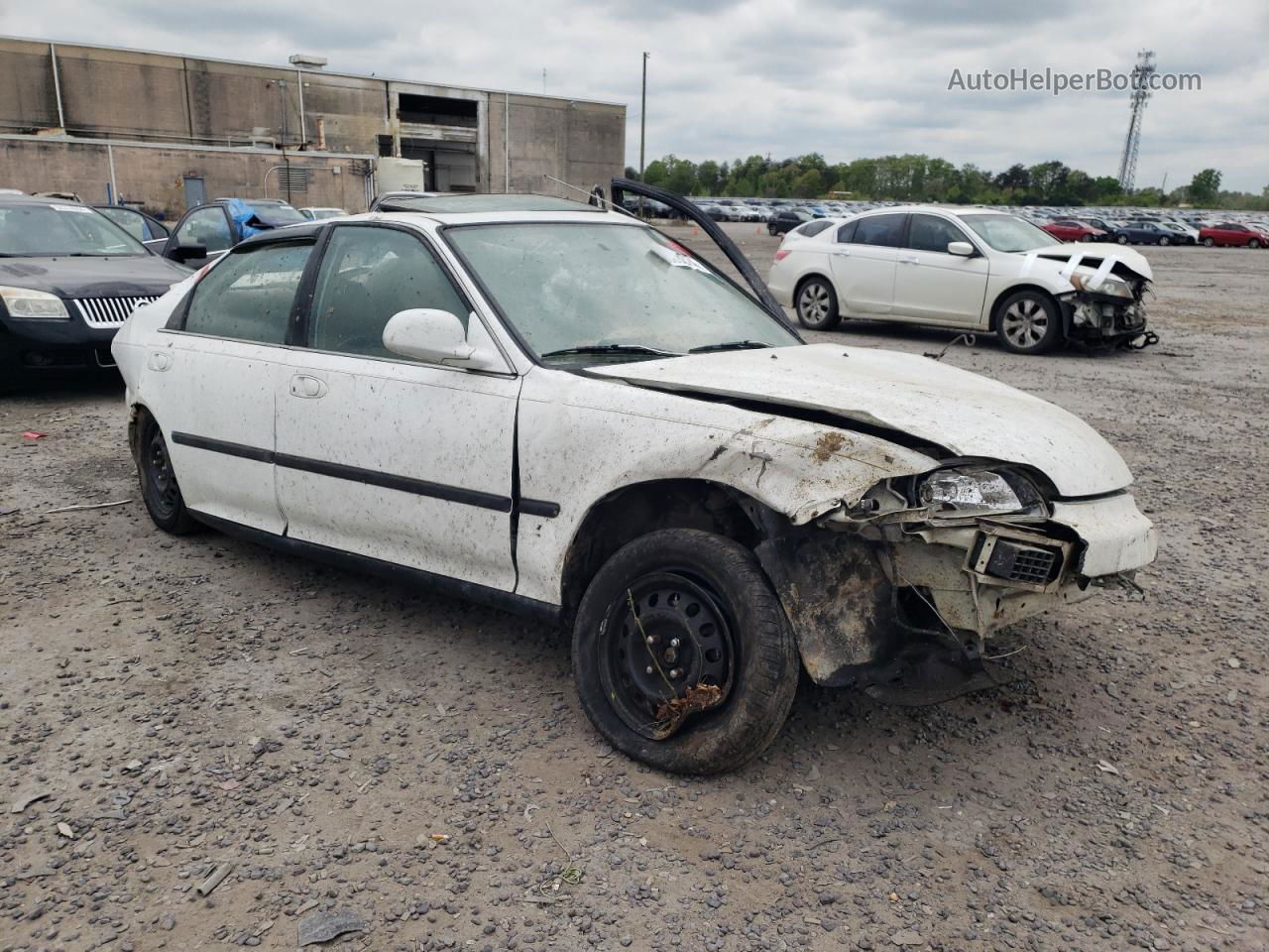 1994 Honda Civic Ex White vin: JHMEH9692RS008867