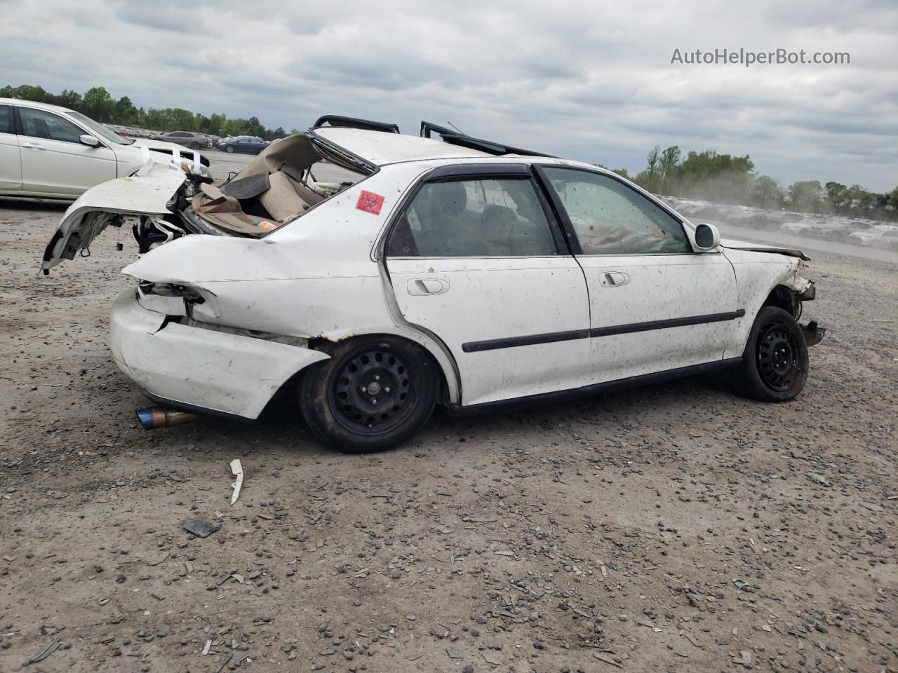 1994 Honda Civic Ex White vin: JHMEH9692RS008867