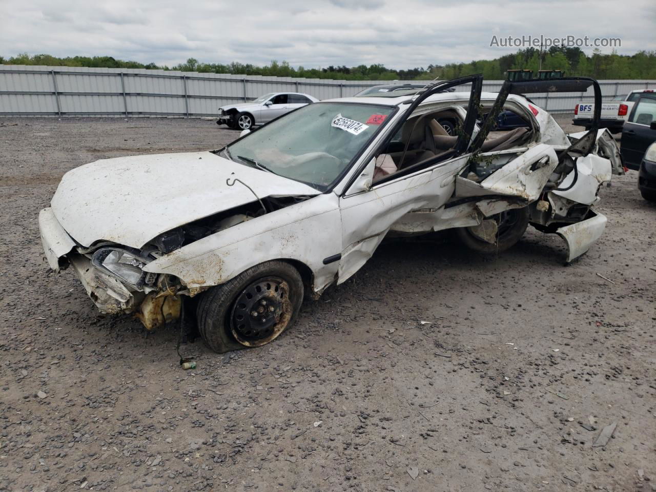 1994 Honda Civic Ex White vin: JHMEH9692RS008867