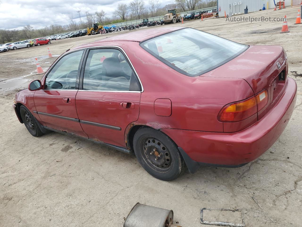 1995 Honda Civic Ex Red vin: JHMEH9694SS003787