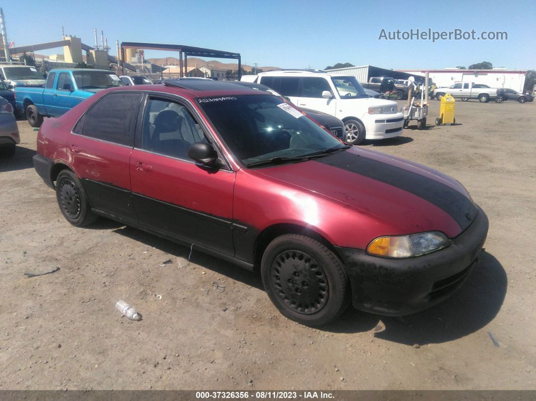 1995 Honda Civic Ex Red vin: JHMEH9694SS014319