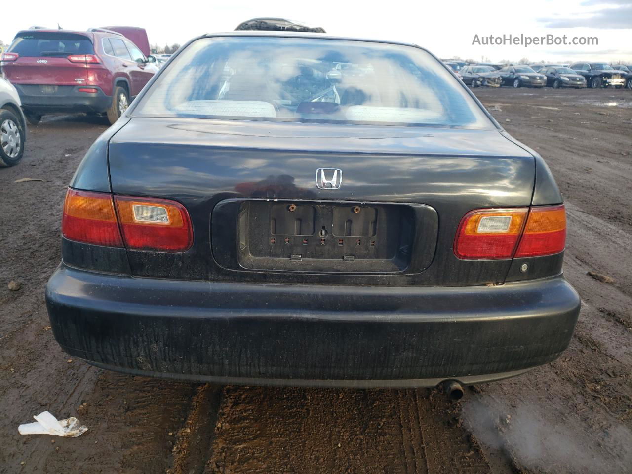 1994 Honda Civic Ex Black vin: JHMEH9696RS000643