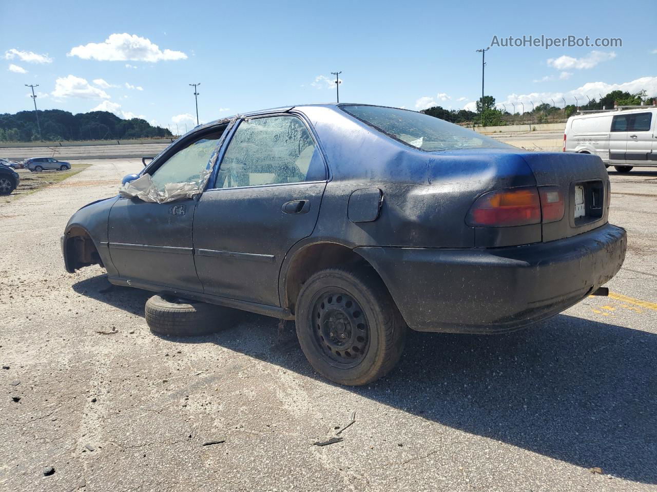 1993 Honda Civic Ex Черный vin: JHMEH9697PS013561