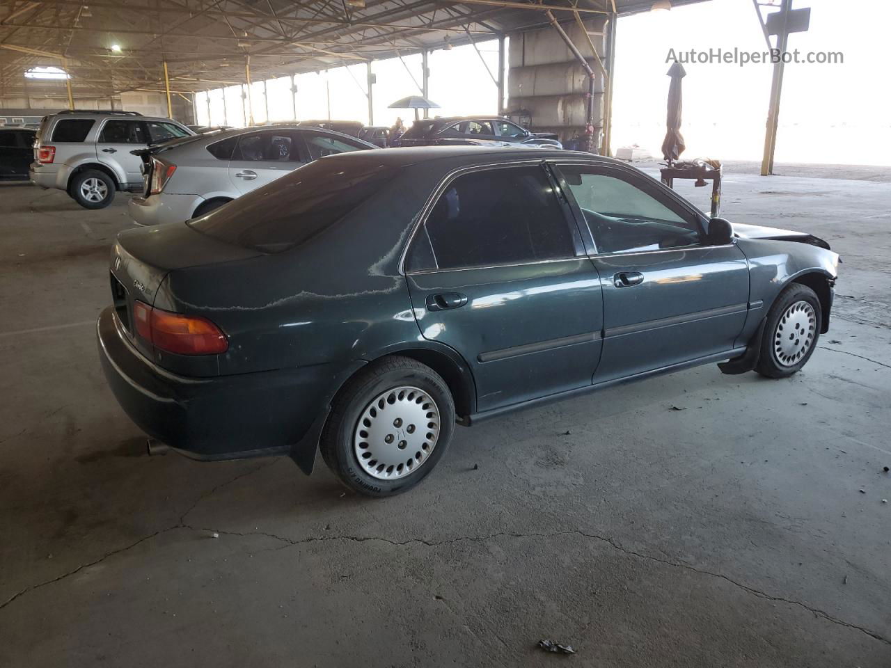 1994 Honda Civic Ex Зеленый vin: JHMEH9698RS000417